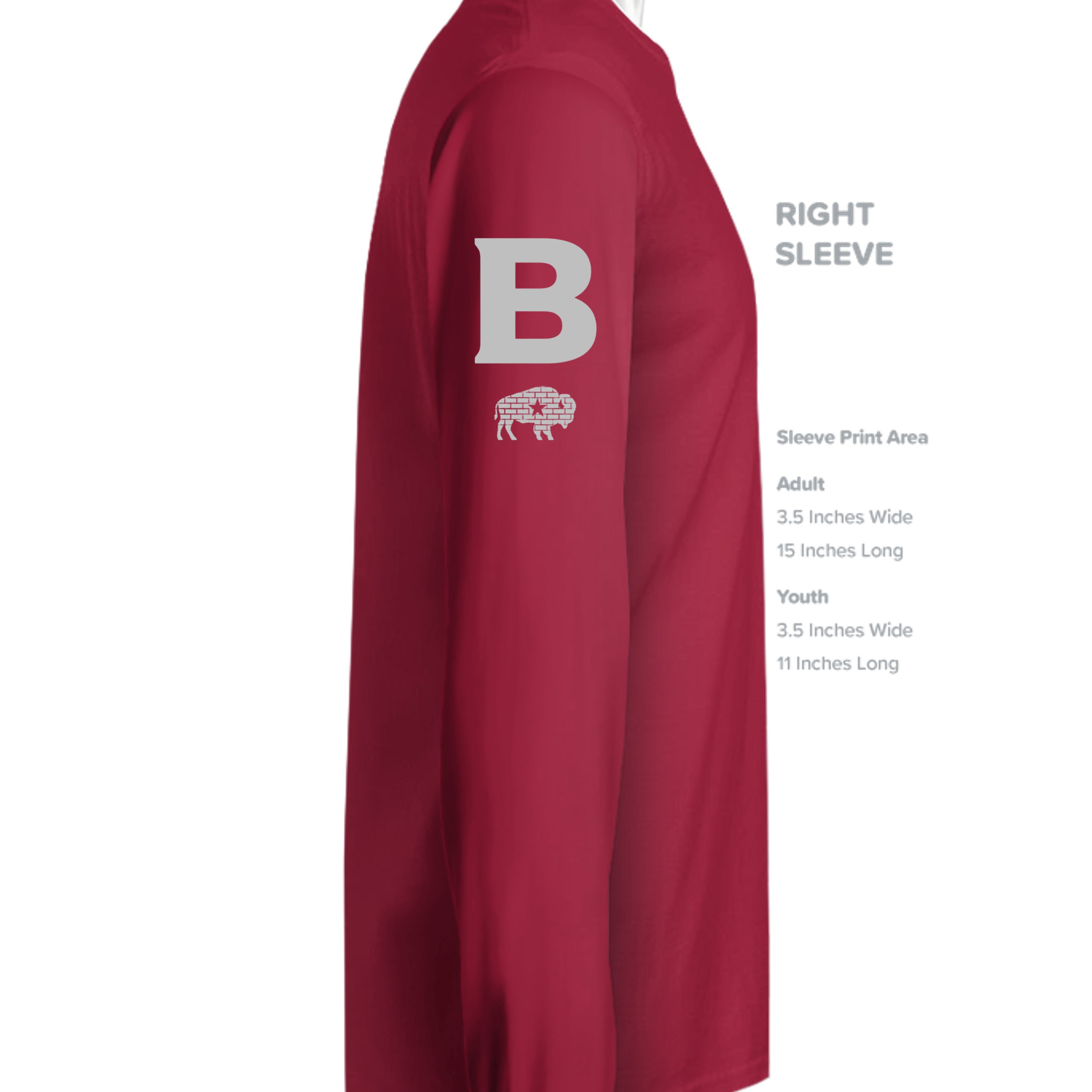 CHERRY RED - G180 - SLEEVE_RIGHT