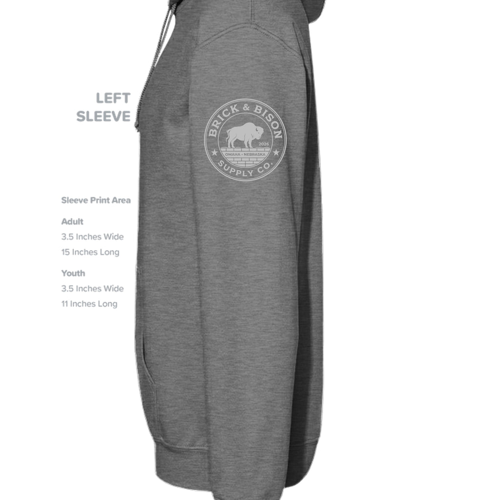 GRAPHITE HEATHER - G185 - SLEEVE_LEFT