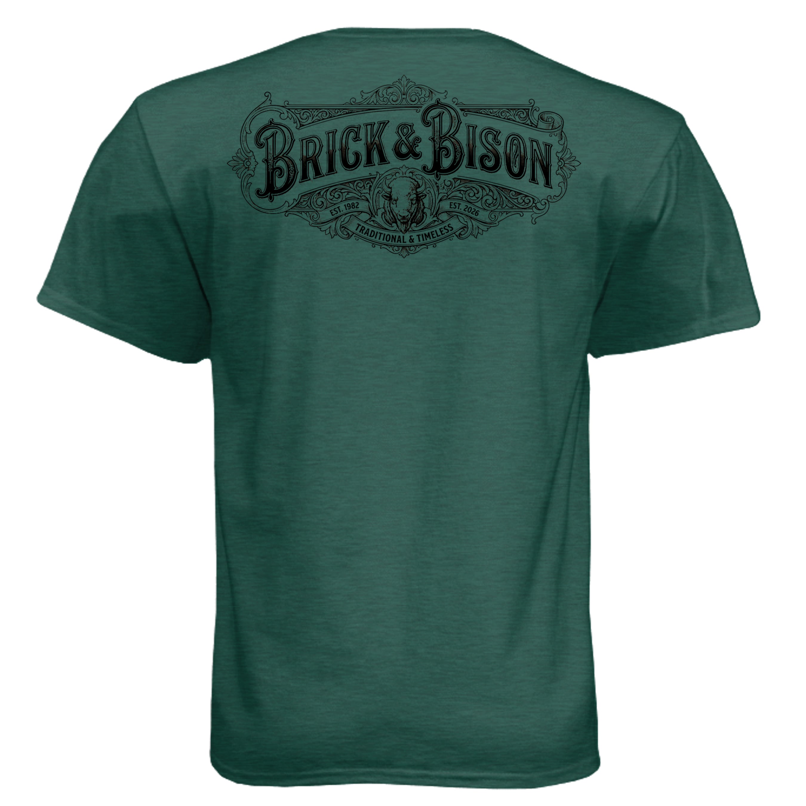 Heather Forest Green - N6210 - BACK