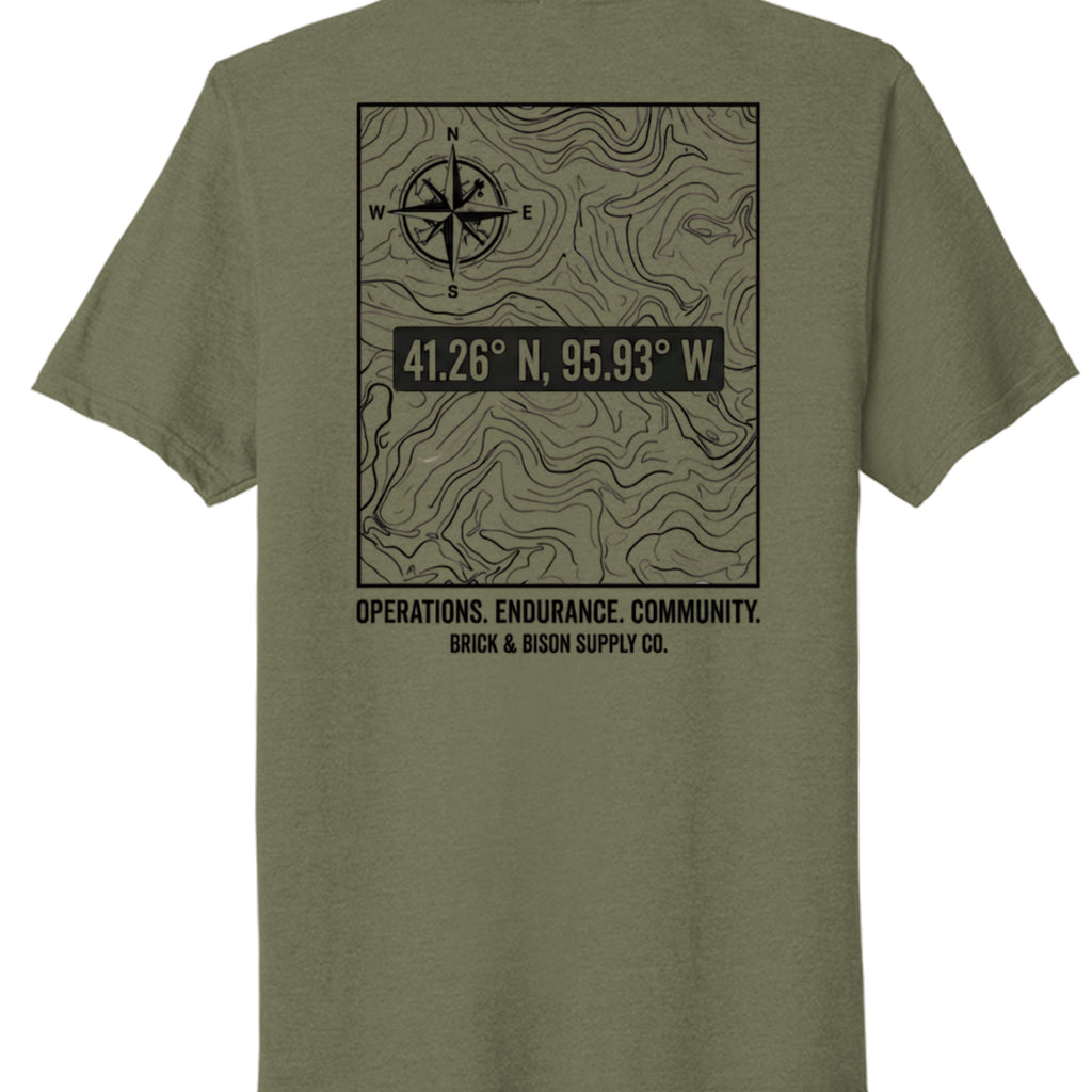 Military Green Heather - PC330 - BACK