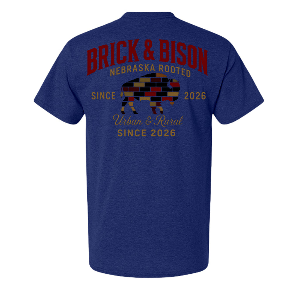 Solid Navy Triblend - 42TB - BACK